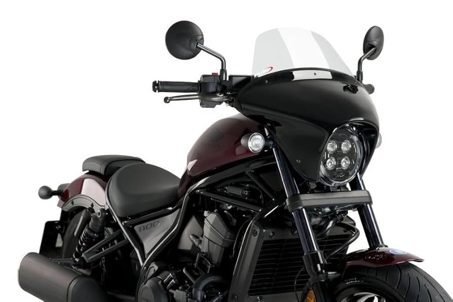 いーちゃん　Honda レブル1100 puigカウル Puig Batwing SML Fairing Honda Rebel 1100 2021-2025 - RevZilla